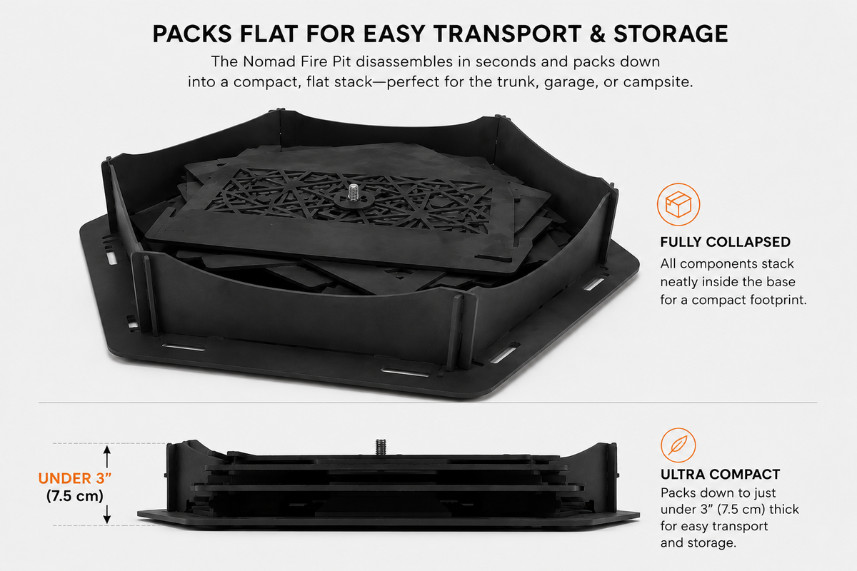 Nomad collapsible/ portable Fire Pit