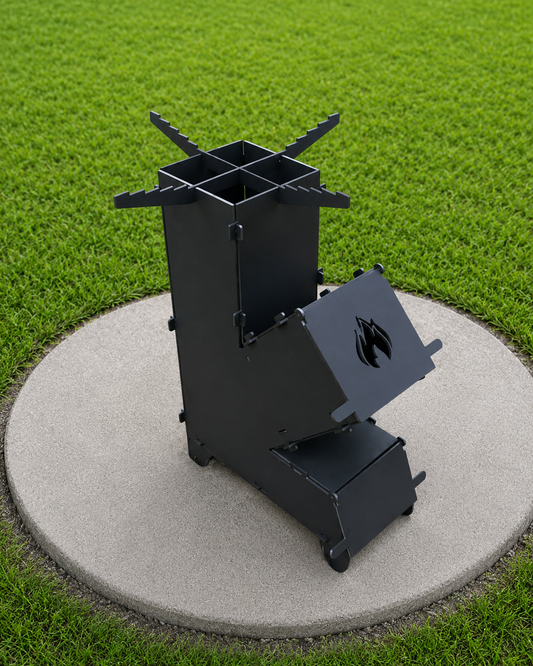 Trail-fire 4" Rocket Stove